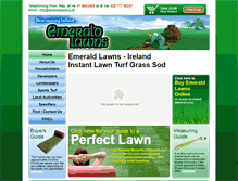 Tablet Screenshot of emeraldlawns.ie